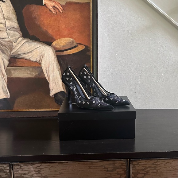 Alexander Wang DELPHINE 105 PUMP IN MESH/CRYSTAL - Picture 5 of 11
